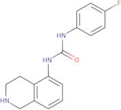 3-(4-Fluorophenyl)-1-(1,2,3,4-tetrahydroisoquinolin-5-yl)urea