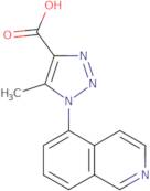 1-(Isoquinolin-5-yl)-5-methyl-1H-1,2,3-triazole-4-carboxylic acid