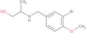 2-[(3-Bromo-4-methoxyphenyl)methylamino]propan-1-ol