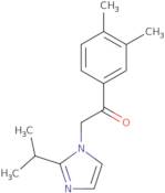 1-(3,4-Dimethylphenyl)-2-[2-(propan-2-yl)-1H-imidazol-1-yl]ethan-1-one