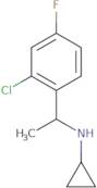 N-[1-(2-Chloro-4-fluorophenyl)ethyl]cyclopropanamine