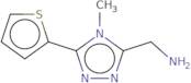[4-Methyl-5-(thiophen-2-yl)-4H-1,2,4-triazol-3-yl]methanamine