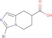 3-Bromo-5H,6H,7H,8H-imidazo[1,5-a]pyridine-7-carboxylic acid