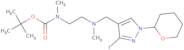 tert-Butyl N-[2-[[3-iodo-1-(oxan-2-yl)pyrazol-4-yl]methyl-methylamino]ethyl]-N-methylcarbamate