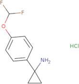 1-[4-(Difluoromethoxy)phenyl]cyclopropan-1-amine hydrochloride