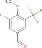 3-Chloro-4-methoxy-5-(trifluoromethyl)benzaldehyde