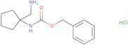 benzyl N-[1-(aminomethyl)cyclopentyl]carbamate hydrochloride