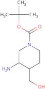 tert-Butyl 3-amino-4-(hydroxymethyl)piperidine-1-carboxylate