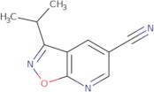 3-(Propan-2-yl)-[1,2]oxazolo[5,4-b]pyridine-5-carbonitrile