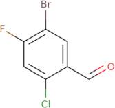 5-Bromo-2-chloro-4-fluorobenzaldehyde