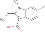 2-Ethyl-6-fluoro-1-methyl-1H-indole-3-carboxylicacid