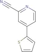 4-(Thiophen-2-yl)pyridine-2-carbonitrile