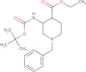 1-Benzyl-3-Boc-amino-piperidine-4-carboxylic acid ethyl ester