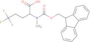 (S)-2-((((9H-Fluoren-9-yl)methoxy)carbonyl)(methyl)amino)-5,5,5-trifluoropentanoic acid