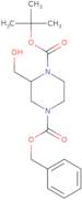 4-Benzyl 1-tert-butyl 2-(hydroxymethyl)piperazine-1,4-dicarboxylate