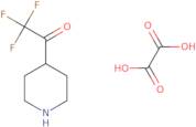 2,2,2-Trifluoro-1-(piperidin-4-yl)ethanone oxalate