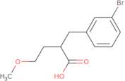 2-[(3-Bromophenyl)methyl]-4-methoxybutanoic acid