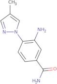 3-Amino-4-(4-methyl-1H-pyrazol-1-yl)benzamide