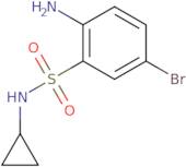 2-Amino-5-bromo-N-cyclopropylbenzene-1-sulfonamide