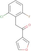 2-(2-Chloro-6-fluorophenyl)-1-(furan-3-yl)ethan-1-one