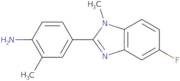 4-(5-Fluoro-1-methyl-1H-1,3-benzodiazol-2-yl)-2-methylaniline