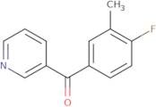 3-(4-Fluoro-3-methylbenzoyl)pyridine