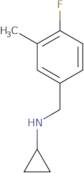 N-[(4-Fluoro-3-methylphenyl)methyl]cyclopropanamine