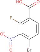 4-Bromo-2-fluoro-3-nitrobenzoic acid