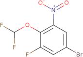 1-Bromo-4-difluoromethoxy-3-fluoro-5-nitrobenzene