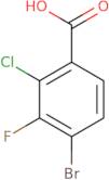 4-Bromo-2-chloro-3-fluorobenzoic acid