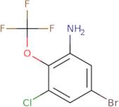 5-Bromo-3-chloro-2-(trifluoromethoxy)aniline