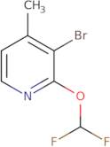 3-Bromo-2-difluoromethoxy-4-methylpyridine