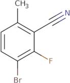 3-Bromo-2-fluoro-6-methylbenzonitrile