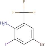 4-Bromo-2-iodo-6-(trifluoromethyl)aniline