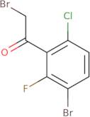 3-Bromo-6-chloro-2-fluorophenacyl bromide