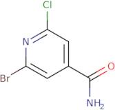 2-Bromo-6-chloroisonicotinamide