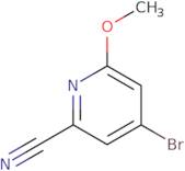 4-Bromo-6-methoxypicolinonitrile