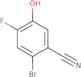 2-Bromo-4-fluoro-5-hydroxybenzonitrile