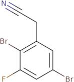 2,5-Dibromo-3-fluorophenylacetonitrile