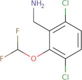 3,6-Dichloro-2-(difluoromethoxy)benzylamine