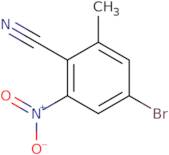 4-bromo-2-methyl-6-nitrobenzonitrile