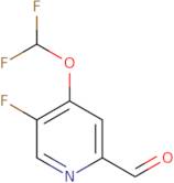 4-Difluoromethoxy-5-fluoro-2-formylpyridine