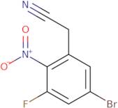 5-Bromo-3-fluoro-2-nitrophenylacetonitrile