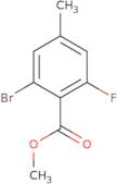 Methyl 2-Bromo-6-Fluoro-4-Methylbenzote