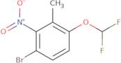 3-Bromo-6-difluoromethoxy-2-nitrotoluene