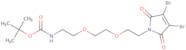 3,4-Dibromo-mal-PEG2-Boc-amine