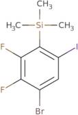 4-Bromo-2,3-difluoro-6-iodo-1-(trimethylsilyl)benzene