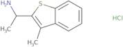 (1S)-1-(3-Methyl-1-benzothiophen-2-yl)ethan-1-amine hydrochloride