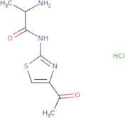 (2R)-N-(4-Acetyl-1,3-thiazol-2-yl)-2-aminopropanamide hydrochloride