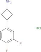 3-(3-Bromo-4-fluorophenyl)cyclobutan-1-amine hydrochloride